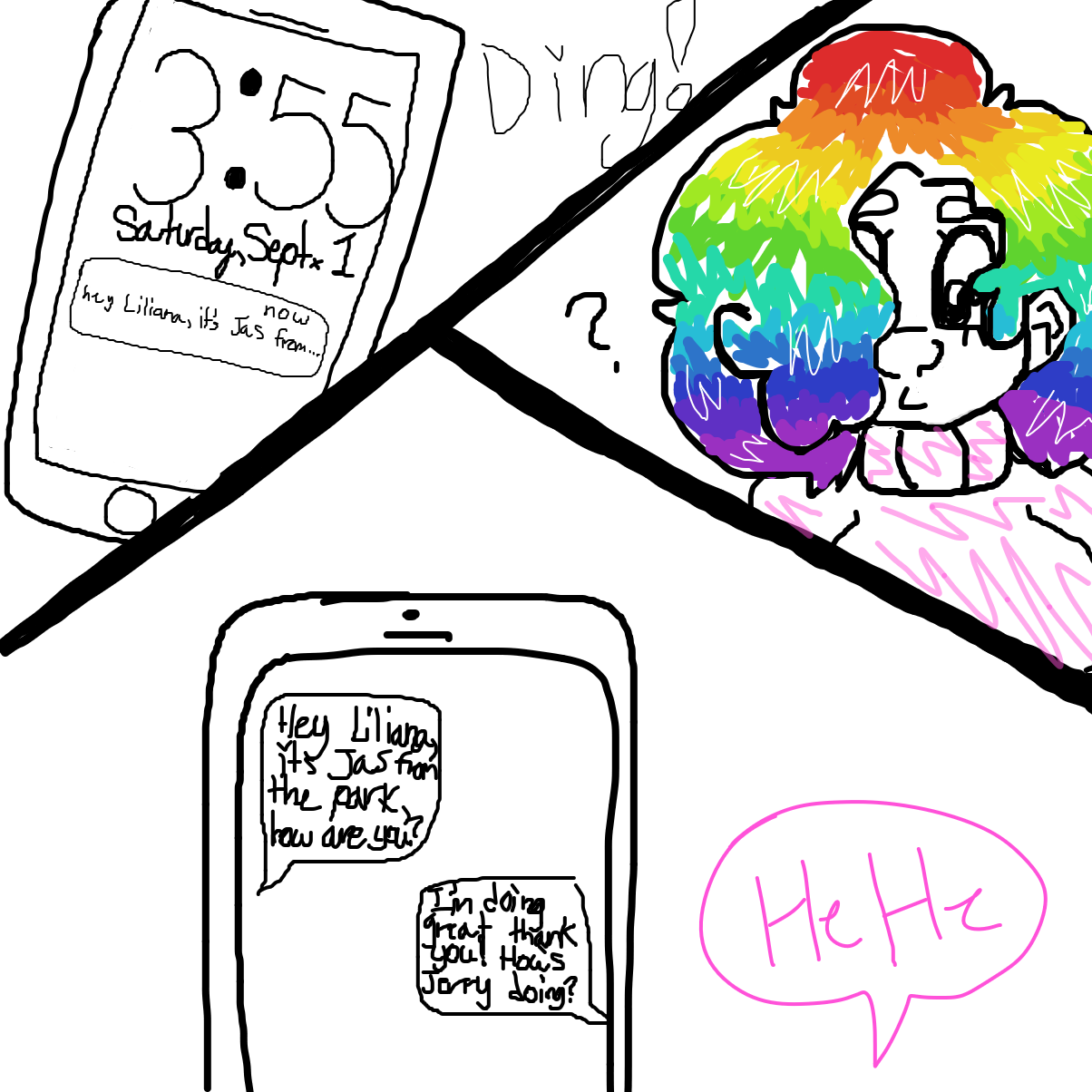 Drawing in First Love 3 by YanaTheDankest