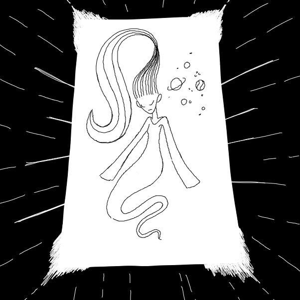 Drawing in what's inside the doorway...? by EggLeon