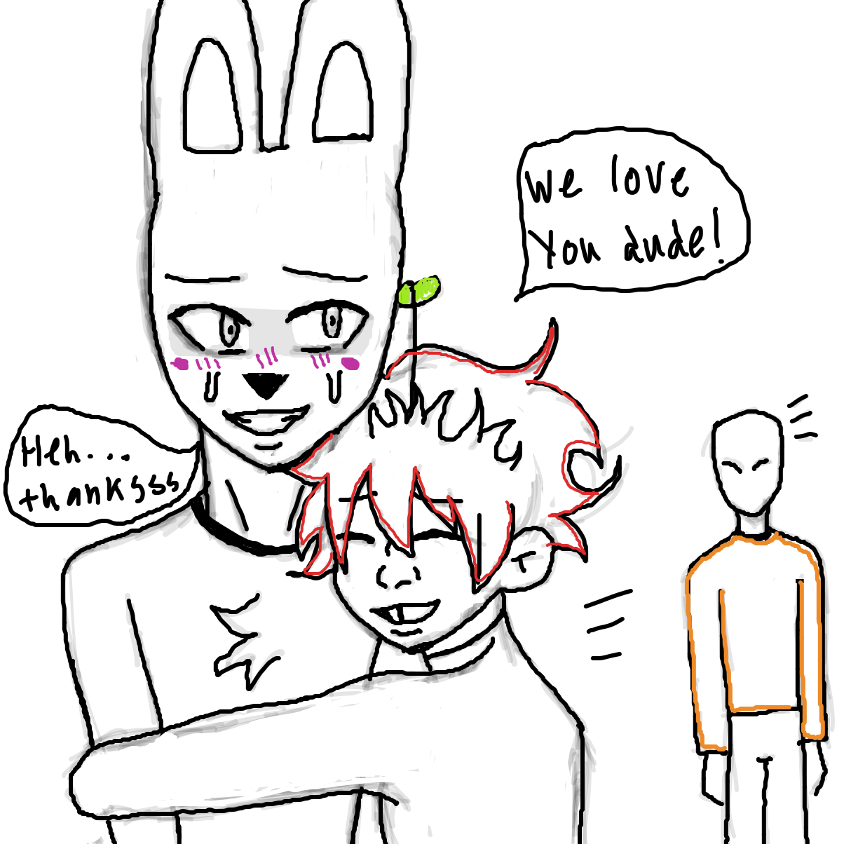 @Sluggishfella ur the bomb dude - Online Drawing Game Comic Strip Panel by xx.jas.xx