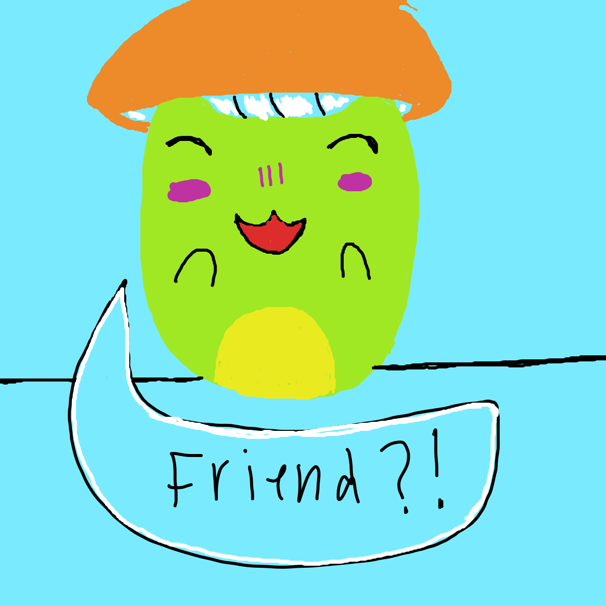 Frog - Online Drawing Game Comic Strip Panel by xx.jas.xx