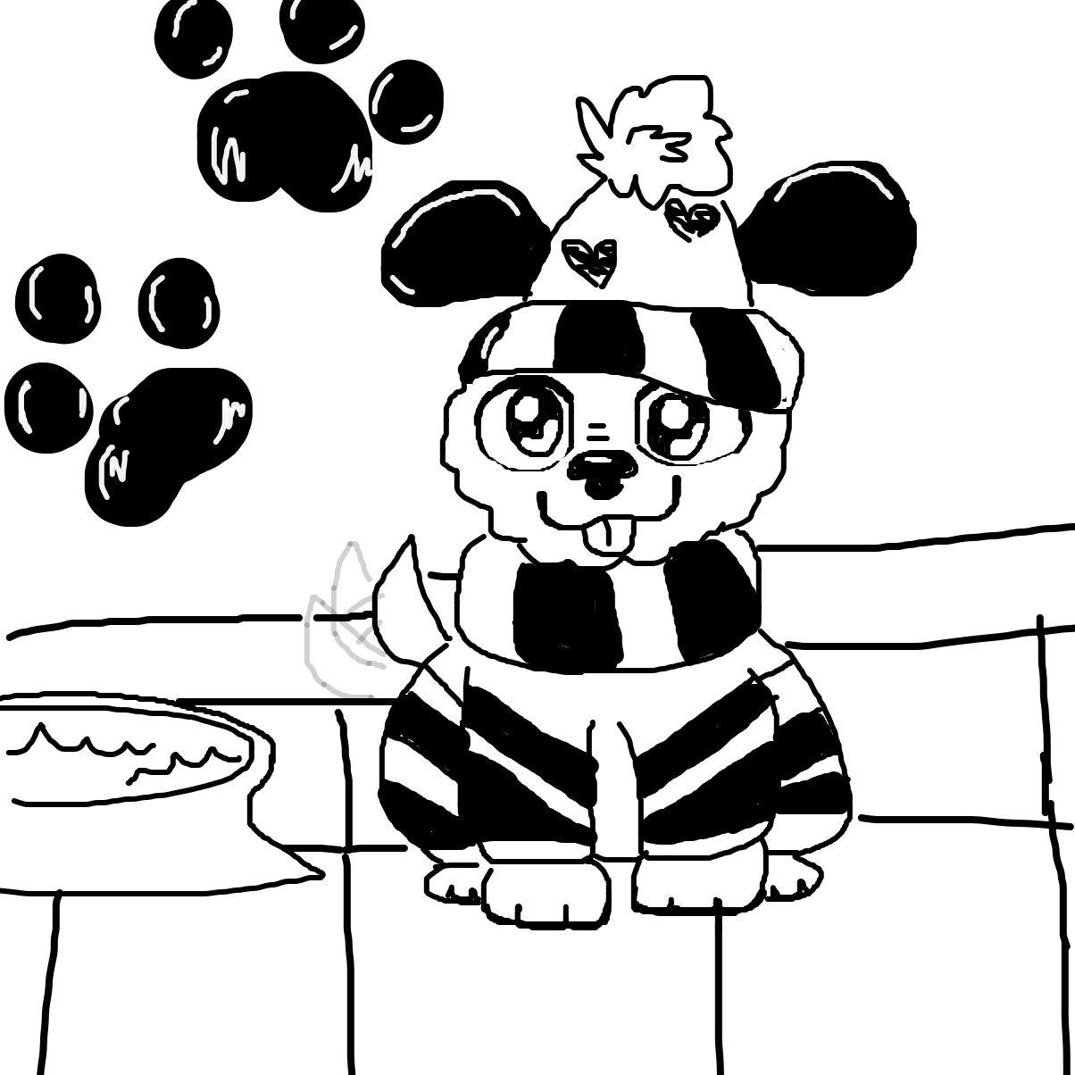 Drawing in Sweater Puppies by YanaTheDankest