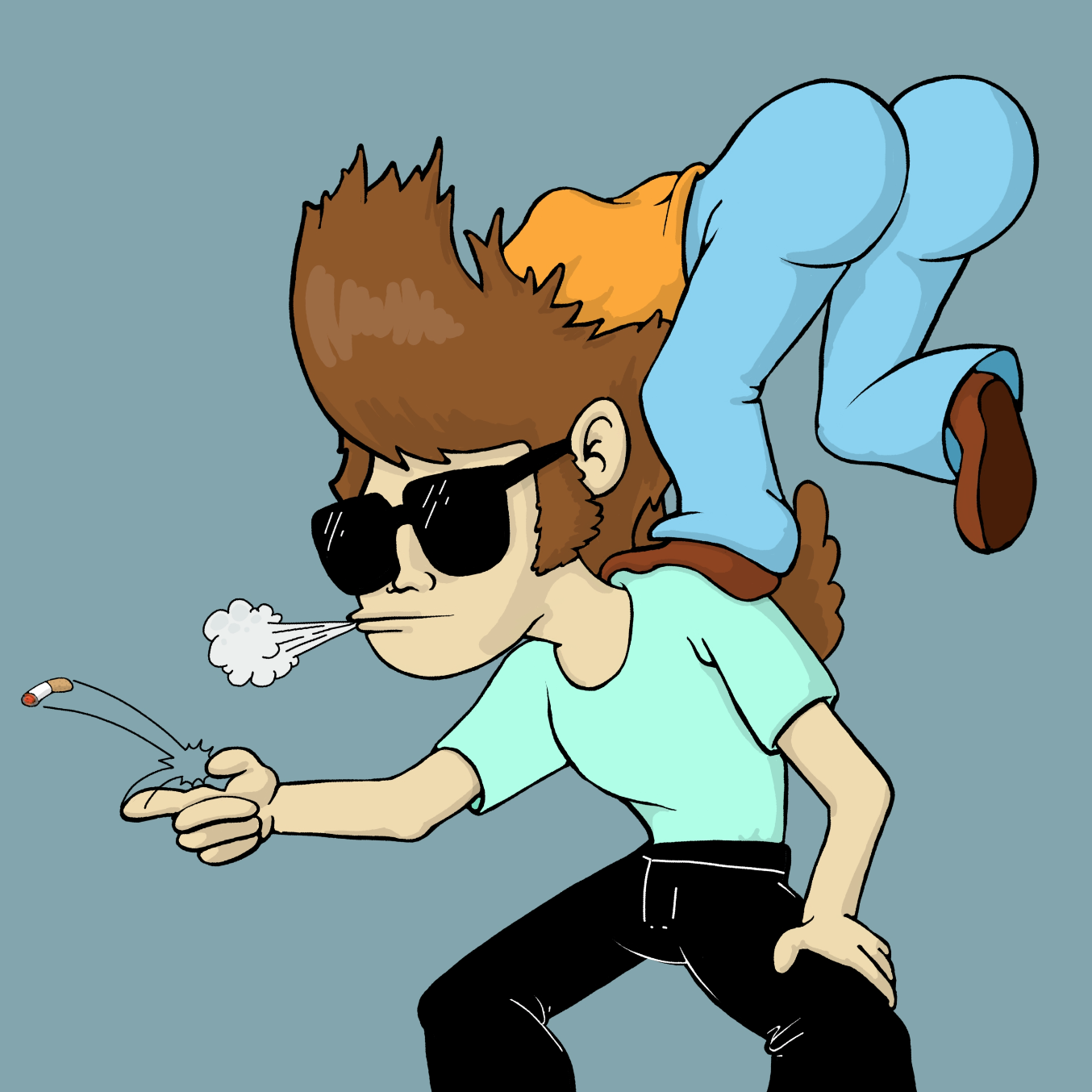  - Online Drawing Game Comic Strip Panel by Wizard Croissant