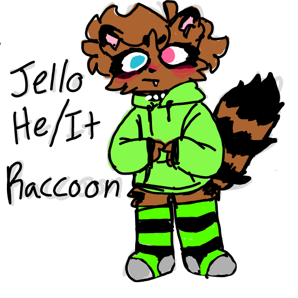 Drawing in fursona :p by jello