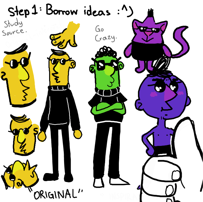 Liked webcomic How to make a character 2