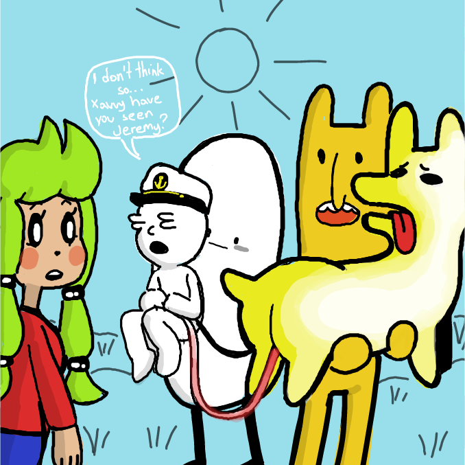 I rolled a 6 - Online Drawing Game Comic Strip Panel by Sluggishfella