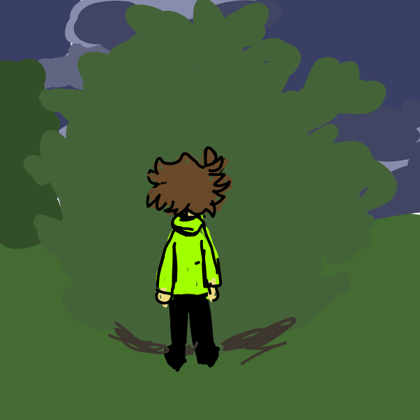 this is bad lol but i drew myself at the tree in the album cover for "1,000 gecs" LOLOLOLLOLOL HELP - Online Drawing Game Comic Strip Panel by jello