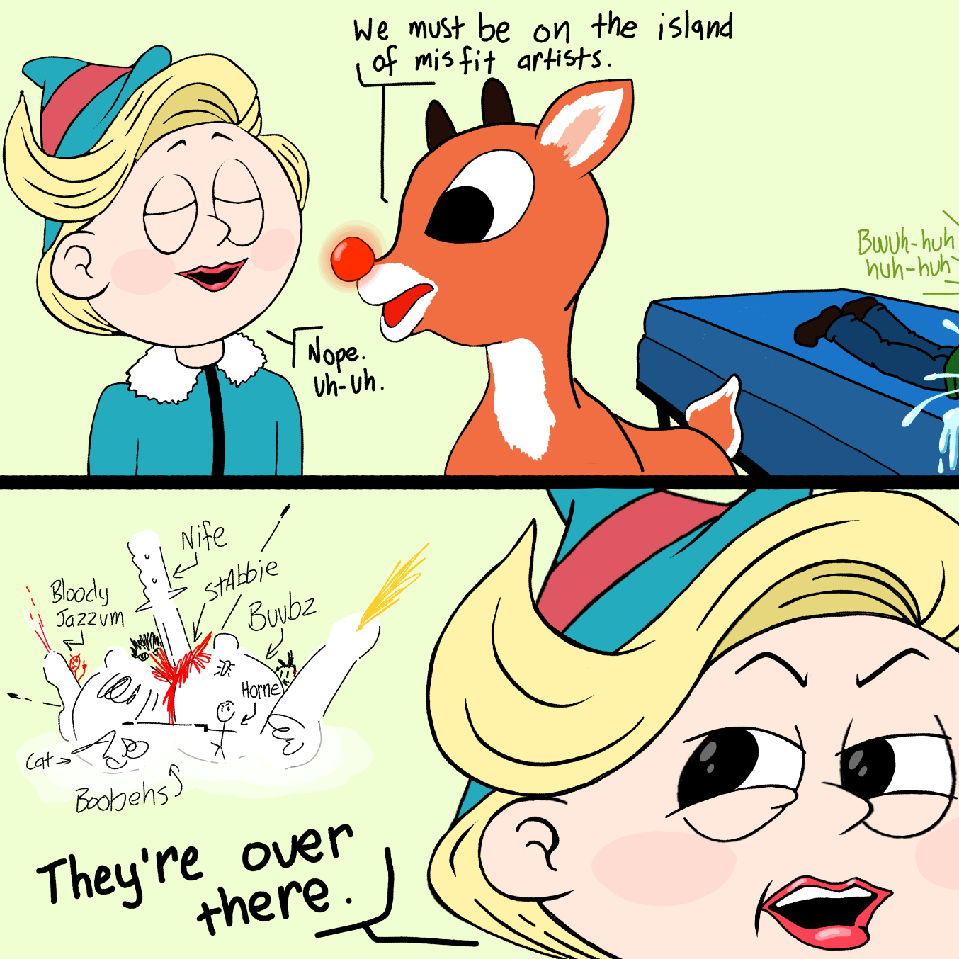  - Online Drawing Game Comic Strip Panel by Wizard Croissant