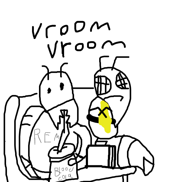 That Hornet Seems Annoyed - Online Drawing Game Comic Strip Panel by BananaDoc