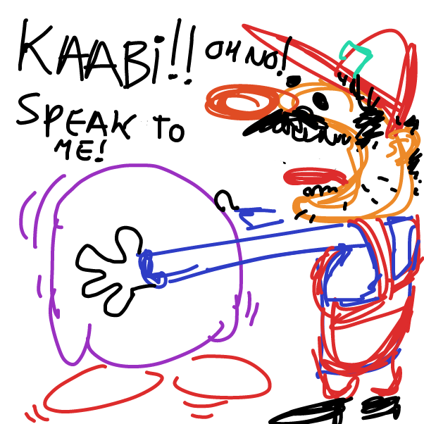 "you swallowed your gum again?!" - Online Drawing Game Comic Strip Panel by Peyocay