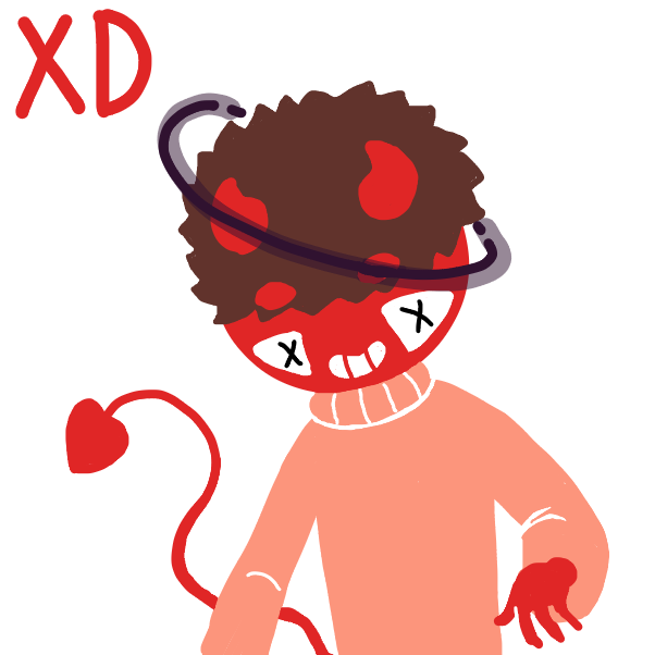 Drawing in lovely artist by EggLeon