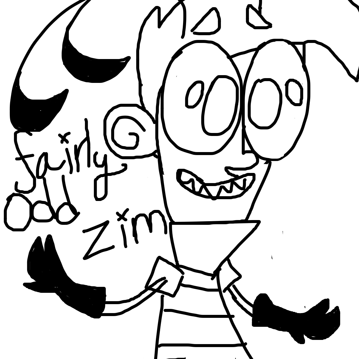 Timmy turner + invader zim - Online Drawing Game Comic Strip Panel by YanaTheDankest