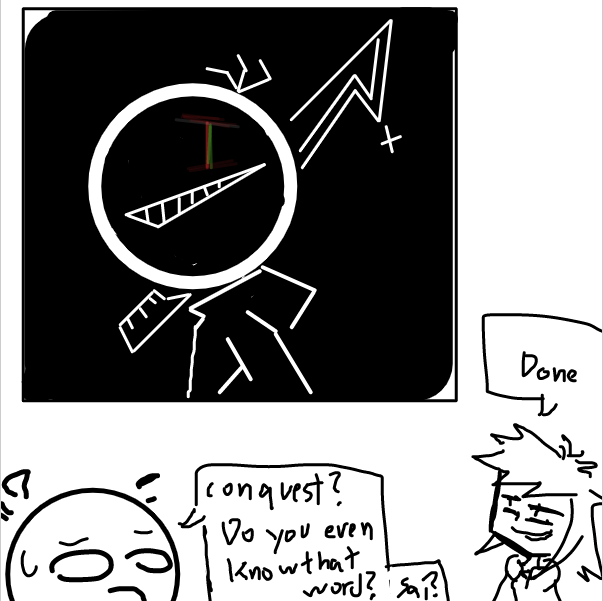 welp so basicly a icon but for war?-sai - Online Drawing Game Comic Strip Panel by FifaSam