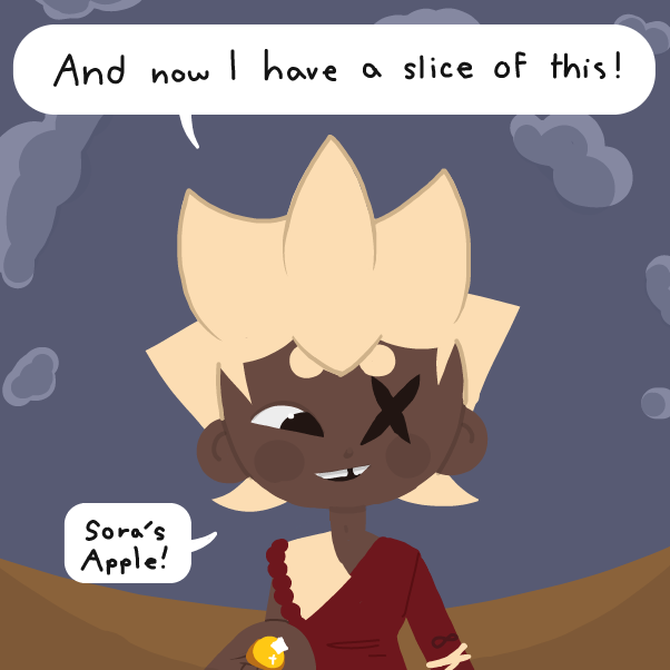 he unbound the rope binding his hands... also, I love this character design! - Online Drawing Game Comic Strip Panel by Elle