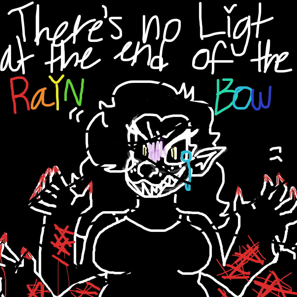 Drawing in floatin' in the black by YanaTheDankest