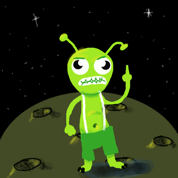 Drawing in eliens by Emjaypatrick