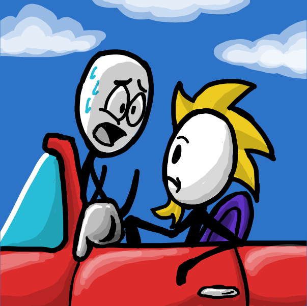 Liked webcomic [Ask for a ride] Turn to Pg 9