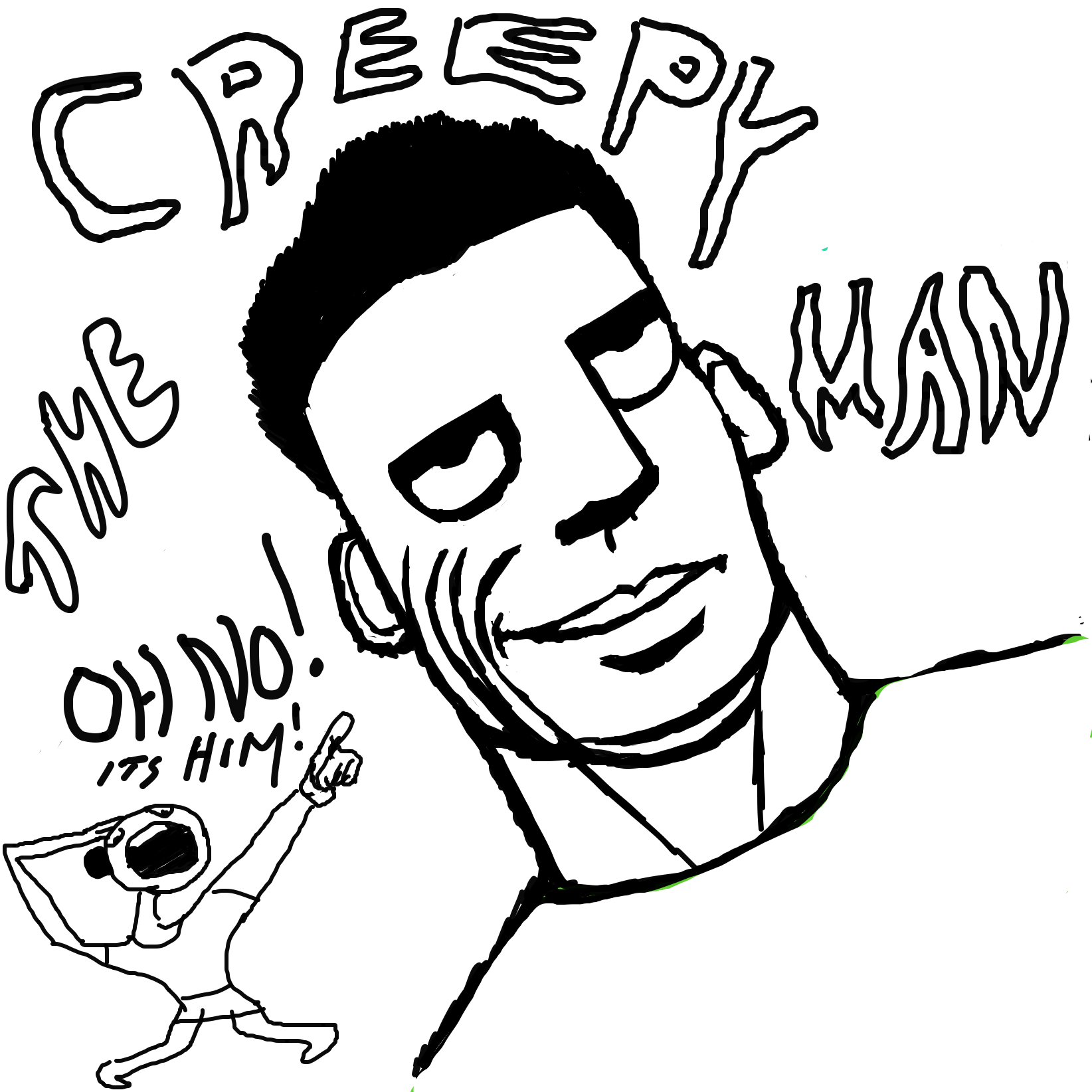 Liked webcomic The Creepy Man