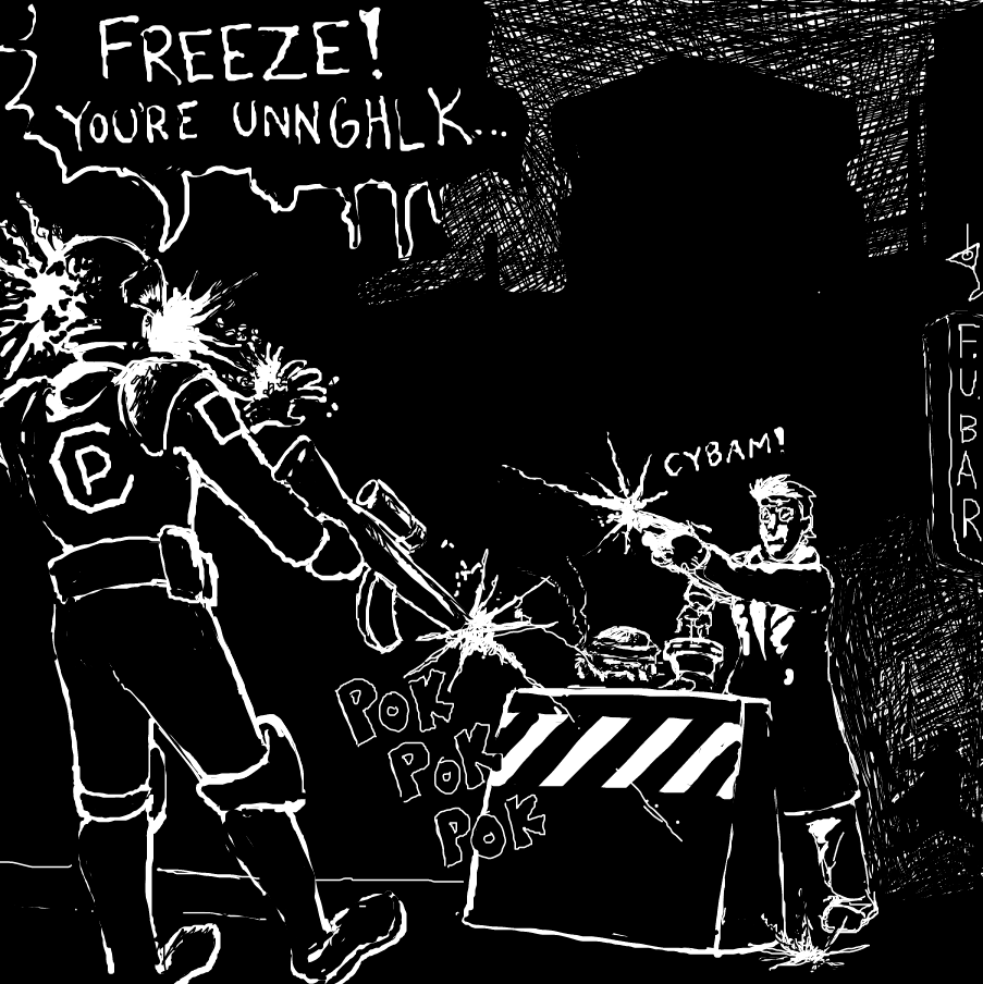  - Online Drawing Game Comic Strip Panel by TFD