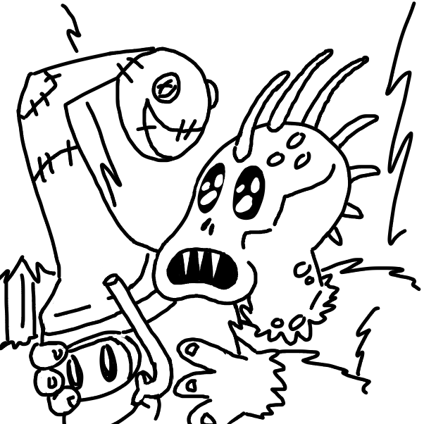  - Online Drawing Game Comic Strip Panel by EggLeon