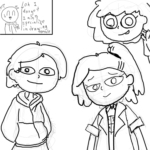 welp.... i rarly draw female.....here's goes nothing - Online Drawing Game Comic Strip Panel by FifaSam
