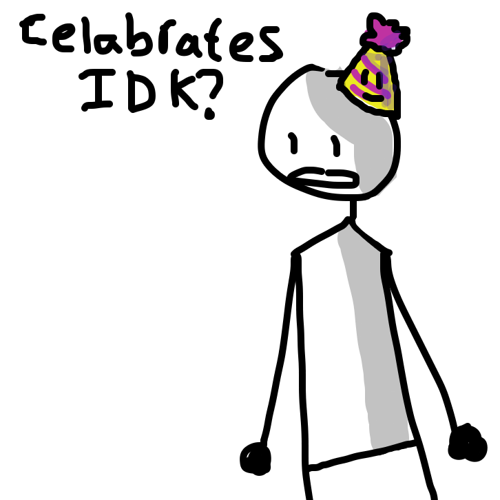 Drawing in celebrate something! by Ketchupfailure
