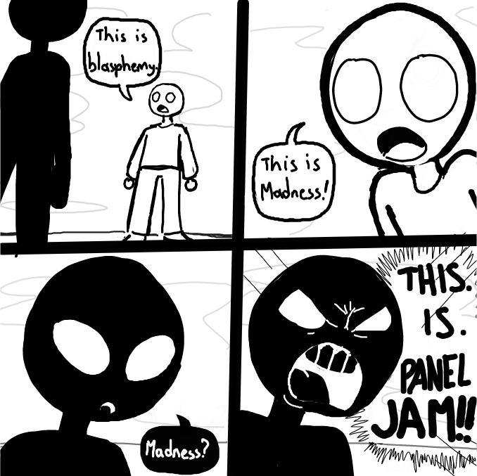  - Online Drawing Game Comic Strip Panel by Sluggishfella