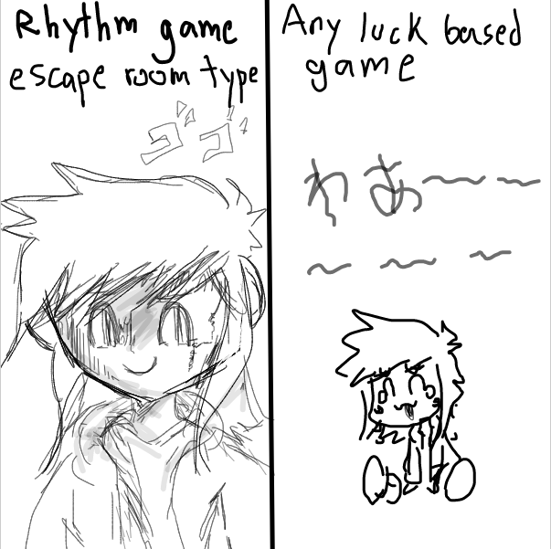 as i remember i think i win bingo like...... 1 pers year
and any luck base game somehow i always have a worse one even i know that gonna happened....  - Online Drawing Game Comic Strip Panel by FifaSam