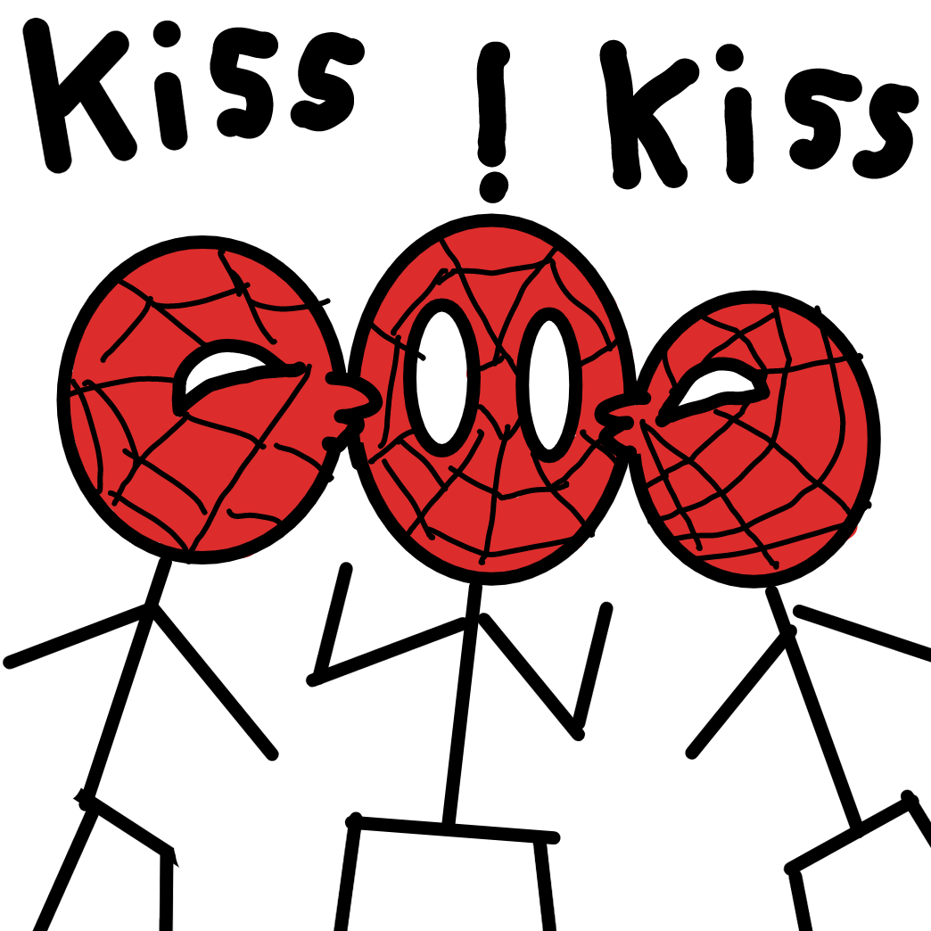 I think ending with a kiss is my headshot. - Online Drawing Game Comic Strip Panel by Emjaypatrick