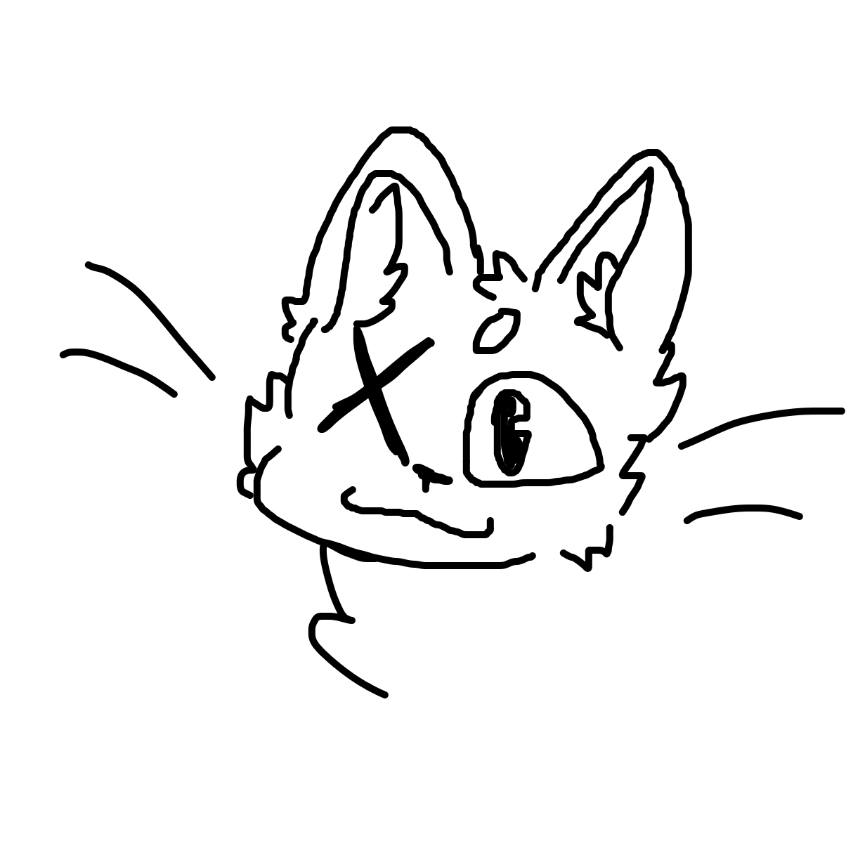 Drawing in Draw a cat the speed-run by YanaTheDankest