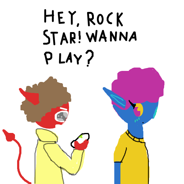 *terrible drawing* 🥲 - Online Drawing Game Comic Strip Panel by XD