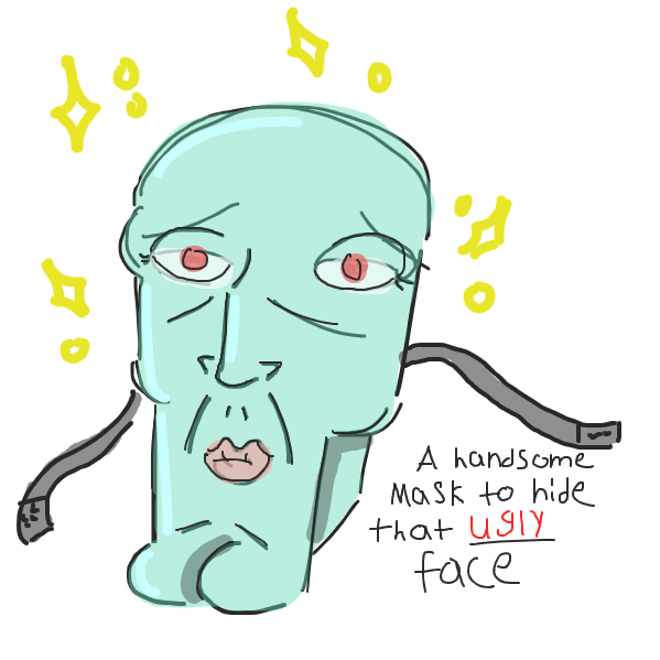 Handsome Squidward - Online Drawing Game Comic Strip Panel by Zipperino
