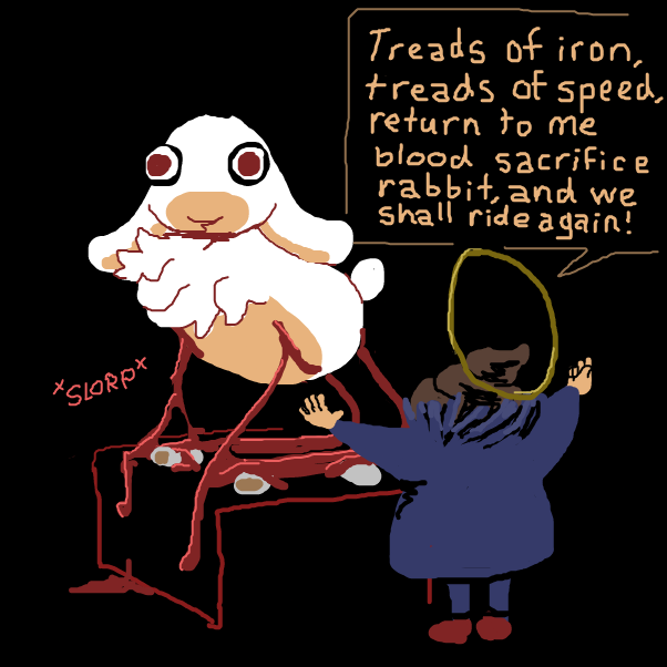 a new steed?

 - Online Drawing Game Comic Strip Panel by Chepley