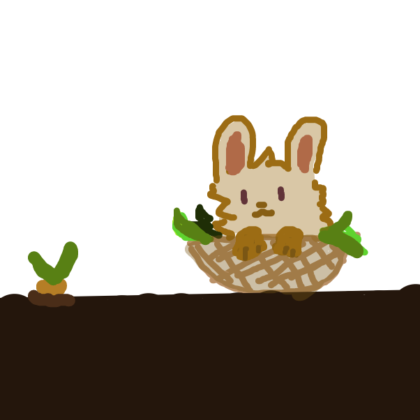 hop hop away to safety - Online Drawing Game Comic Strip Panel by Kittenbiscuits