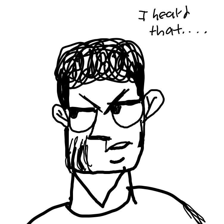 Drawing in The Creepy Man by HaileyS