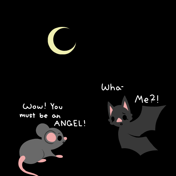 Liked webcomic Bats must be like angels to rats