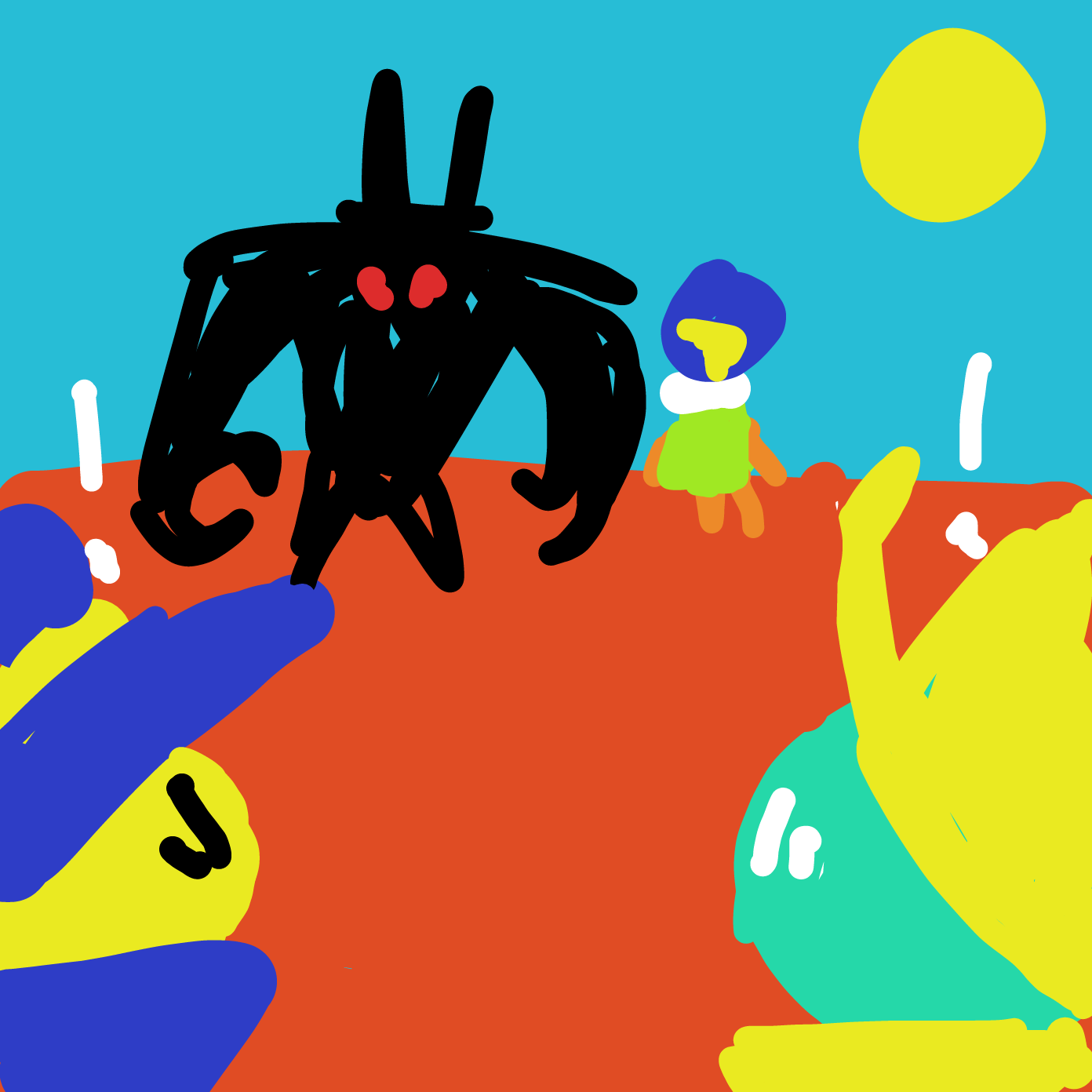  - Online Drawing Game Comic Strip Panel by Chumky