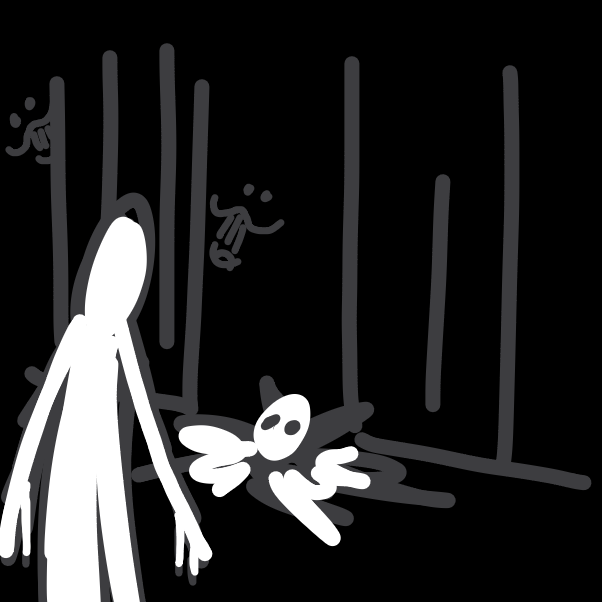 Drawing in shh by EggLeon