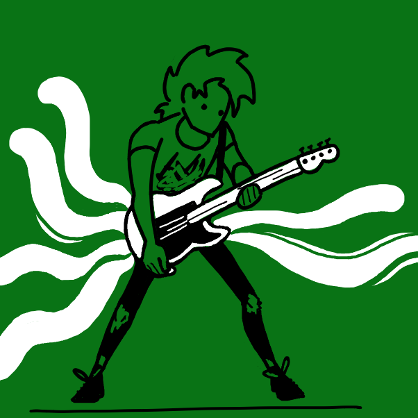 Drawing in guitar by EggLeon