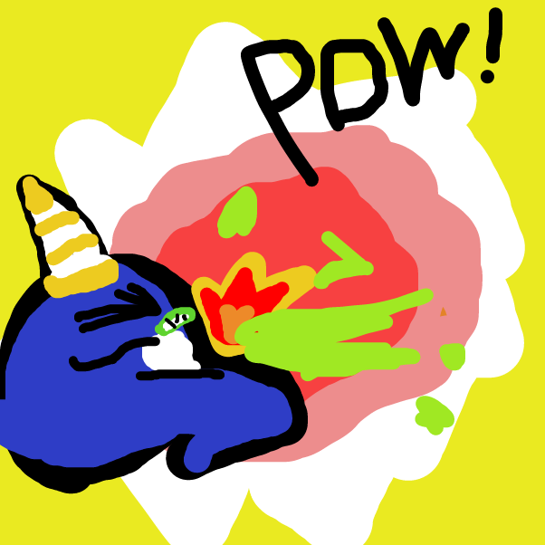 Drawing in Sharky Vs. Guzzle by BananaDoc