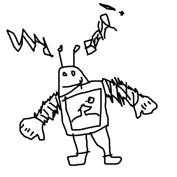 Drawing in Draw something with your left hand :D by RafaelH