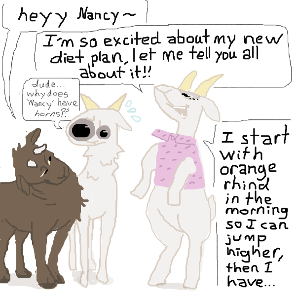 what's really going on with 'Nancy' ??? !

 - Online Drawing Game Comic Strip Panel by Chepley