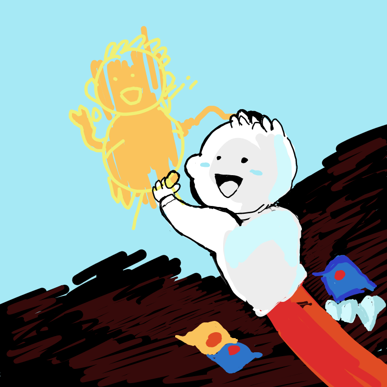 Drawing in god by Orpheus