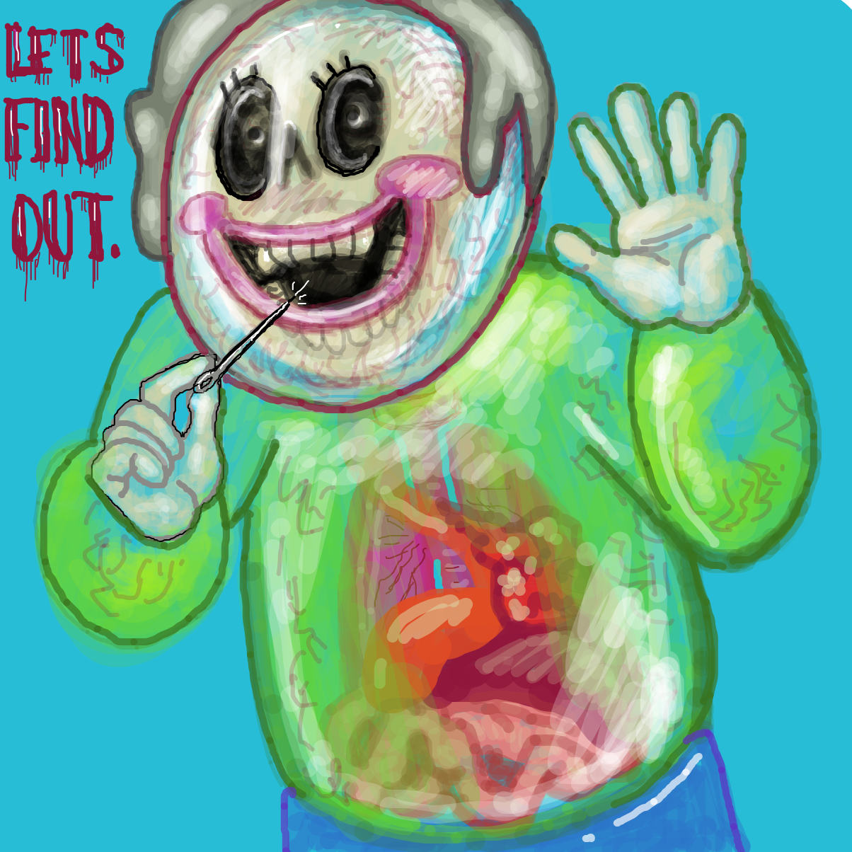 Drawing in Bloony by Wolfbaker 