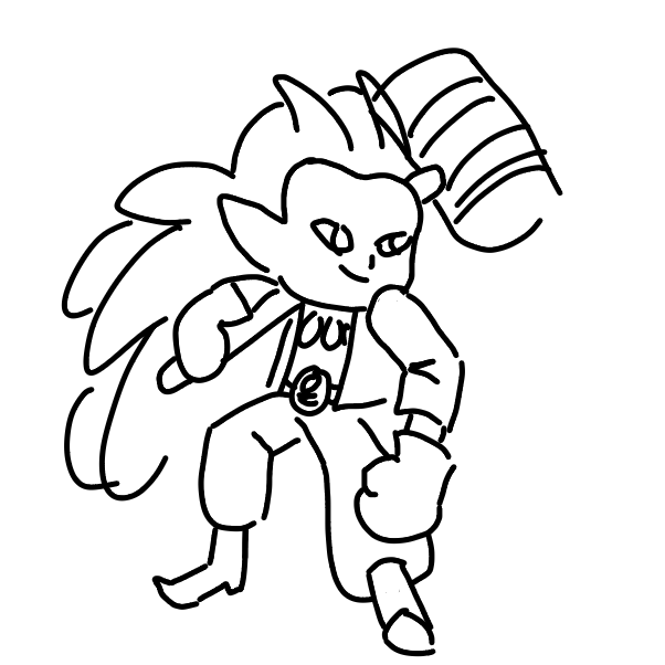 Drawing in ksks  me ghoa  by EggLeon