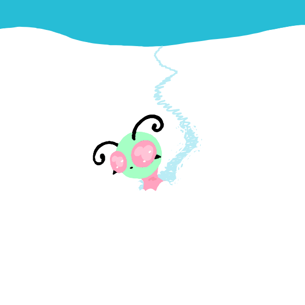 Drawing in Snowy Day by EggLeon