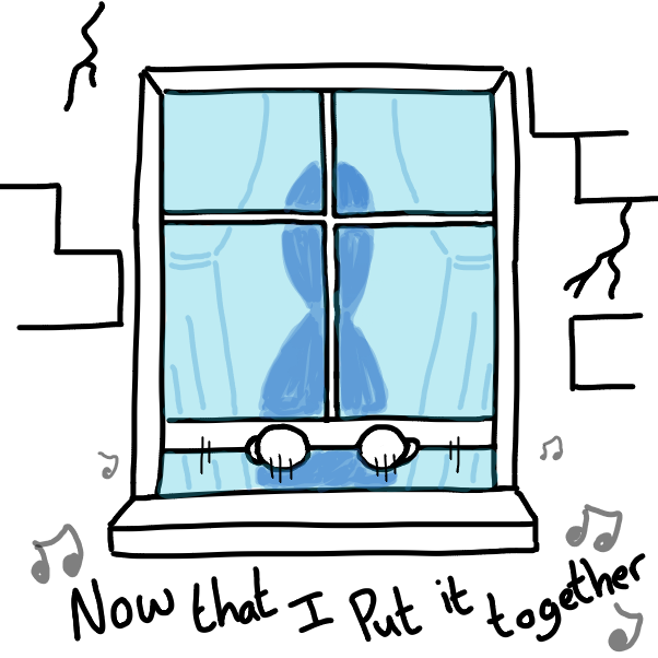 Drawing in :( by EggLeon