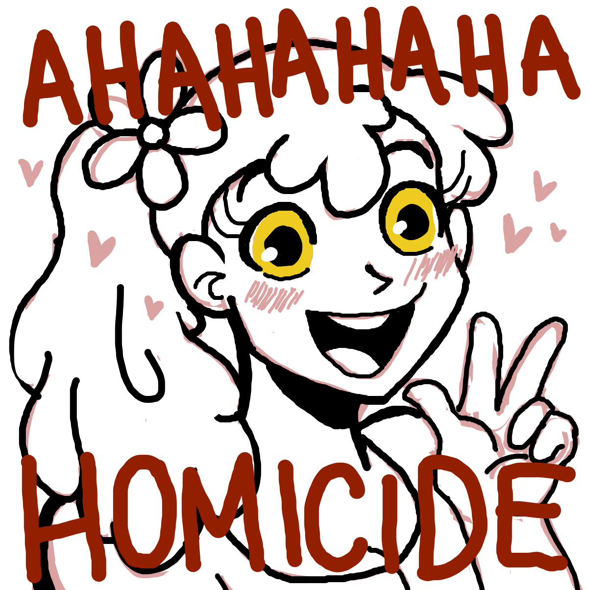 Drawing in Yellow Eyes by Bleeeeeeh