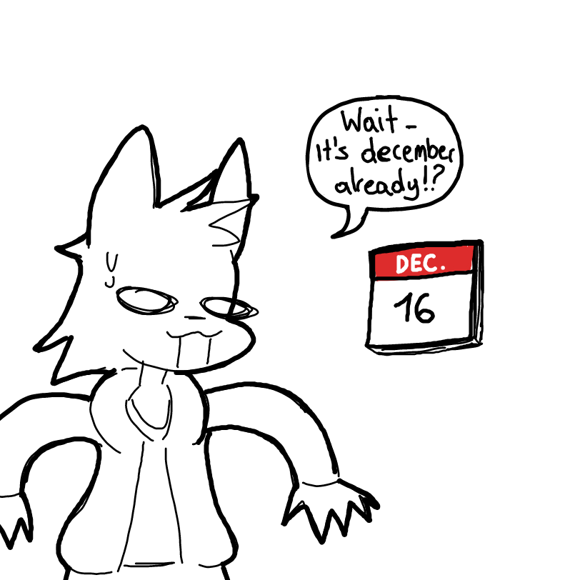 Drawing in all i want for christmas is you by Sluggishfella