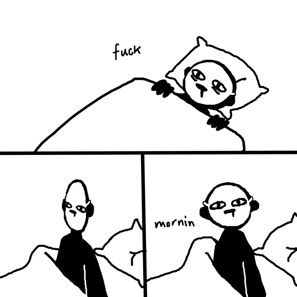 Drawing in when you wake up too fast by nis