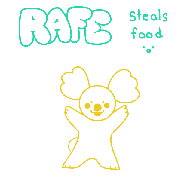 he's a koala - Online Drawing Game Comic Strip Panel by Elle